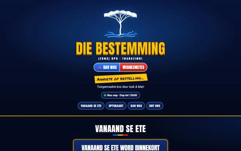 The Die Bestemming site